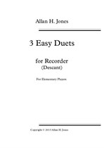 3 Easy Duets for Descant Recorder