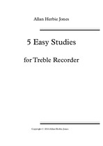 5 Easy Studies for Treble Recorder