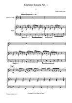 Clarinet Sonata No.1