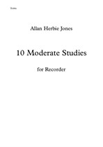 10 Moderate Studies for Treble Recorder