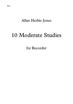 10 Moderate Studies for Bass Recorder